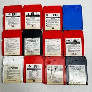 Lot Of 12 Vintage 8 Tracks, Home Recorded, Untested As Shown